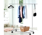 Bedroom Clothes Coat Rack Stand Portable Garment Hanging Rail Airer Adjustable