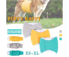 XL Male Dog Puppy Nappy Diaper Belly Wrap Band Sanitary Pants  Underpants - Yellow