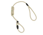 Slip Lead Dog Leash,Strong Nylon Rope Leash,Training Leash for Large Medium and Small Dogs  0.8CM,Beige