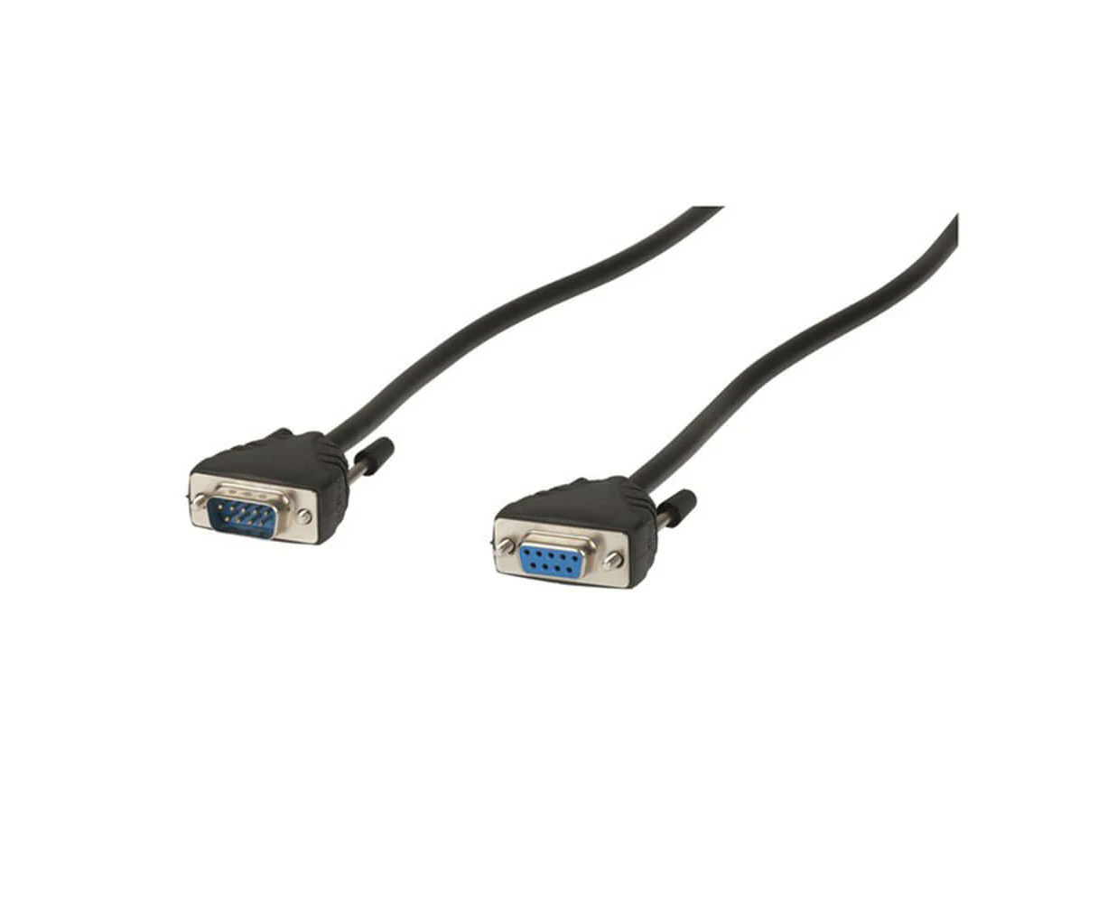 Jaycar DB9 Plug to Socket Serial Computer Mouse Cable 1.8m