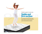 Giselle Bedding QUEEN Size Bed Mattress Pillow Top Foam Bonnell Spring 24CM