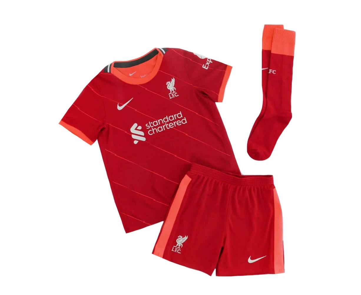 Liverpool 2021-2022 Home Little Boys Mini Kit