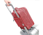 Travel Shoe Bag Shoes Storage Pouch Holder Red