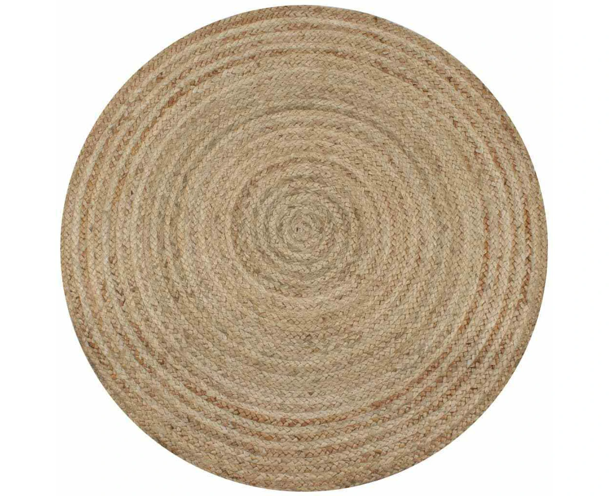 90 cm Area Rug Braided Jute Living Room Floor Carpet Mat Sheet