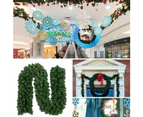 2.7M Christmas Artificial Pine Green Tinsel Garland Xmas Party Decor Ornaments