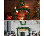 2.7M Christmas Artificial Pine Green Tinsel Garland Xmas Party Decor Ornaments