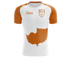 2023-2024 Cyprus Flag Home Concept Football Shirt - Kids (Long Sleeve)