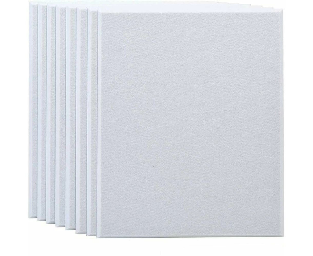 Acoustic Panels Panel Polyester Board Sound Absorb Insulation - White - 120cm*60cm 4 pcs