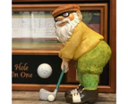 Golf Gnomes Garden Decorations | Garden Gnome Statue Outdoor Decor | Small Garden Gnomes Figurines, Funny Gift for Garden Lover Type Large