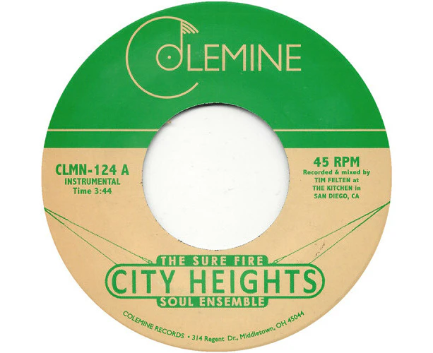 Sure Fire Soul Ensemble - City Heights / Strollin' Adams  [7-INCH SINGLE] USA import