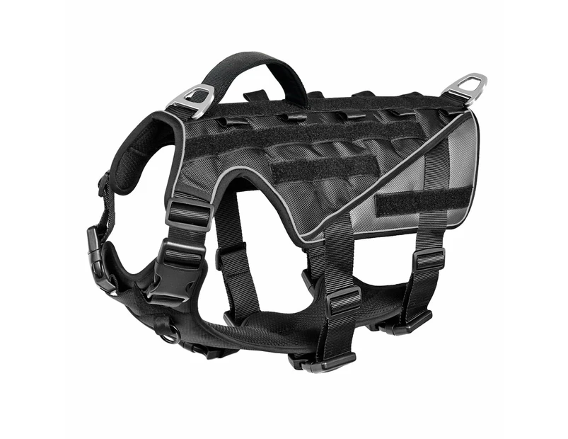 Military Tactical Working Dog Harness - Black