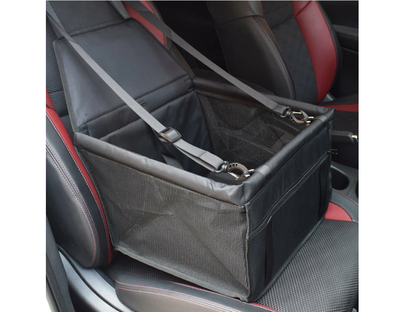 Dog Carrier Car Seat Cover - Black