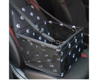 Dog Carrier Car Seat Cover - Black