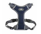 Reflective Chest Strap Dog Harness - Dark Blue