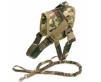 Patrol K9 Dog Harness & Leash - Dark Green