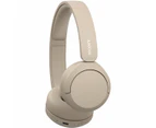 Sony WH-CH520 Wireless On-Ear Headphones - Beige