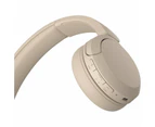 Sony WH-CH520 Wireless On-Ear Headphones - Beige