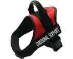 Service Dog Reflective Harness - Black