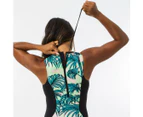 DECATHLON OLAIAN Women's One-piece Swimsuit w/ Back Zip - Carla Presana