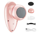 Foot Care Tool with 3 Rollers Skin Care Feet Dead Dry Skin Remover Electric Foot File Callus Remover for Cracked Heels Cuticles - Pink with box