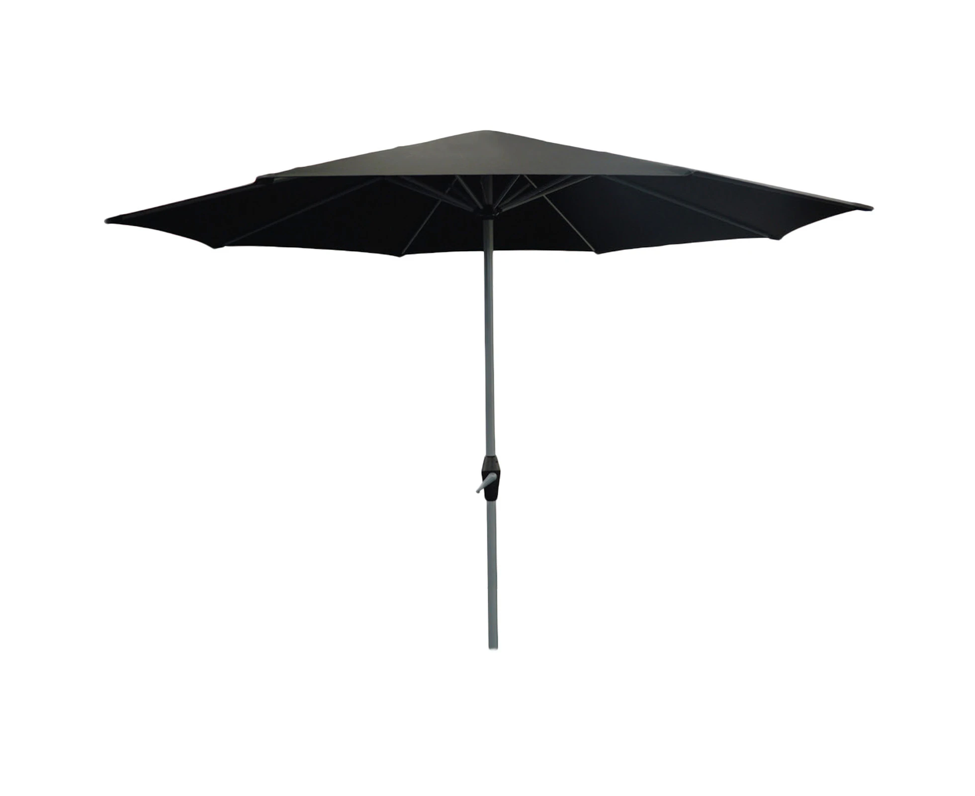 Coolaroo Currumbin 3.5m Round Market Umbrella Black