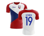 2023-2024 Czech Republic Home Concept Football Shirt (SCHICK 19) - Kids