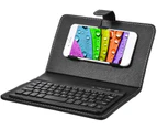 Wireless Bluetooth Keyboard For Phone, Mini Portable Bluetooth Keyboard With A Protective Case Foldable Keyboard