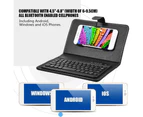 Wireless Bluetooth Keyboard For Phone, Mini Portable Bluetooth Keyboard With A Protective Case Foldable Keyboard