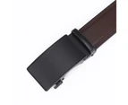 Men's Slide Ratchet Belt Genuine Leather Belts for men-Black 2