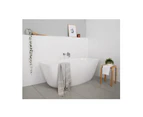 ADP Slumber 1600mm Cast Marble Freestanding Bath Gloss White SLUMBATH1600G