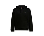 Black Print Hooded Sweatshirt - Black