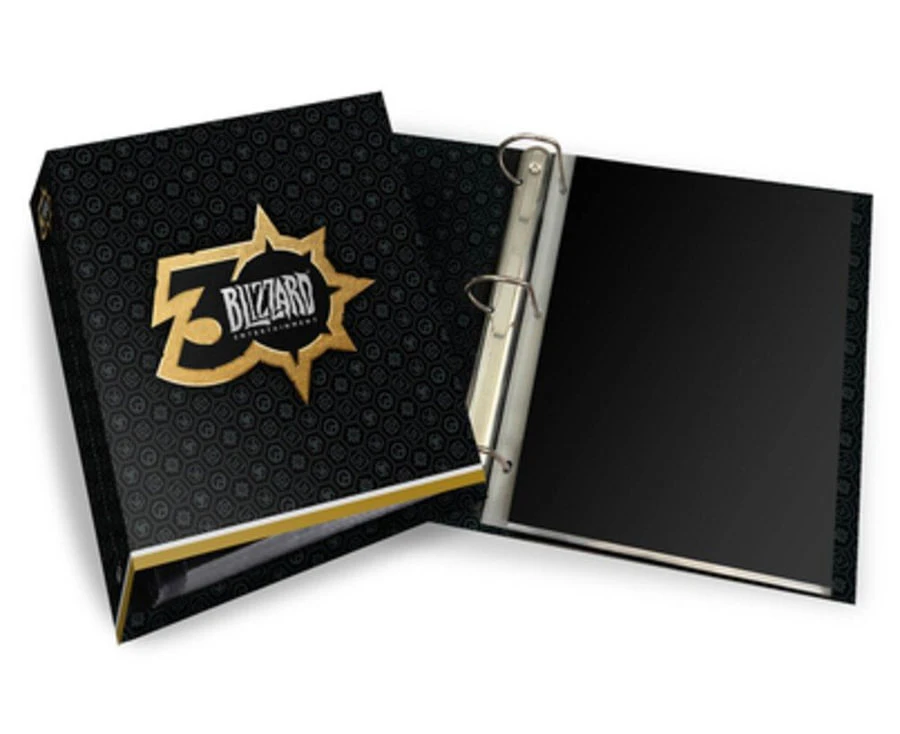 The Blizzard 30th Anniversary Pin Portfolio Binder W/Exclusive Pin