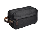 Biwiti Large Capacity Men Travel Toiletry Kit Wash Bag Cosmetic Bags Holder -Black