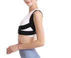 Kyphosis Correction Belt Back Support Belt Sitting Posture Corrector - Black