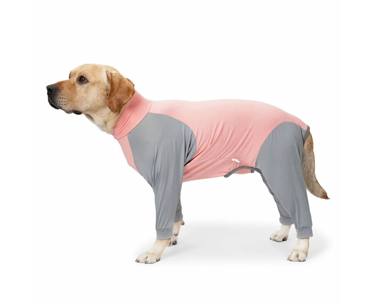 Breathable Dog Recovery Suit - Pink