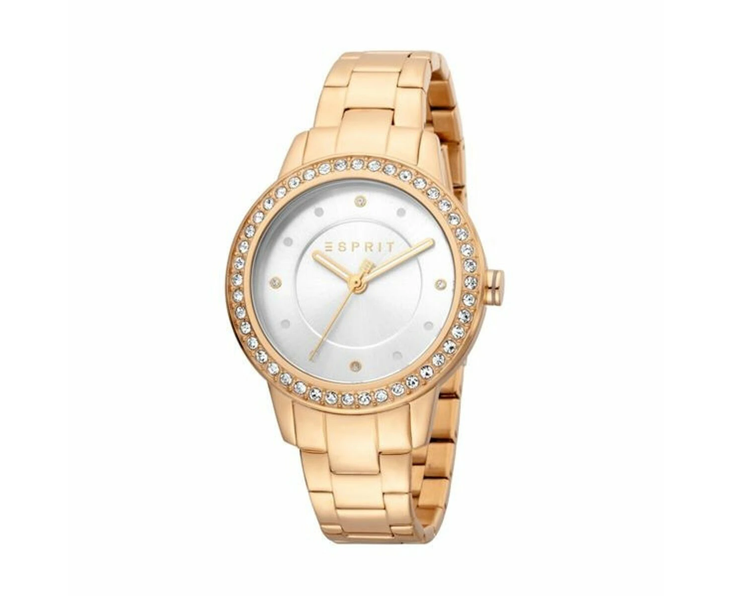 Esprit Es1l163m0115 Ladies' Gold Silver Stainless Steel Analogue Wristwatch