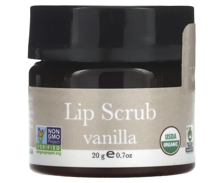 Lip Scrub, Vanilla, 0.7 oz (20 g)