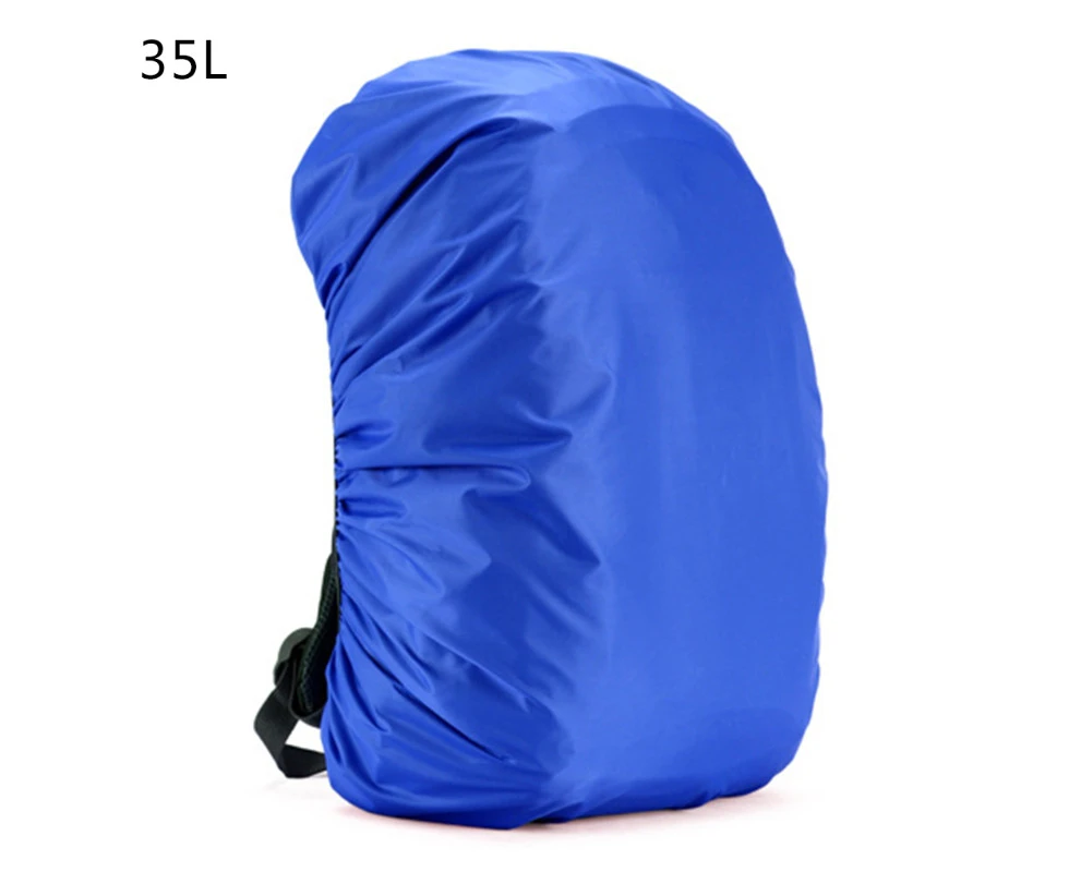 35-80L Backpack Rain Cover Climbing Bag Covers Waterproof for Hiking Camping-Color-Royal blue-shape-35 liters