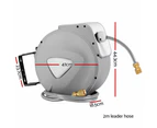 30M Retractable Hose Reel Garden Water Brass Auto Rewind Spray Gun