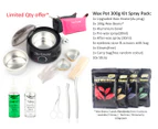 500ml Pro Wax Pot Waxing Kit (Sydney Stock) 400g Wax Beads Heater Warmer Waxing Spray Kit Paperless Hair Removal Black