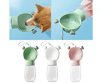 Portable Dogs Water Bottle for Small Large Dogs Bowl Outdoor Walking Puppy Pet Travel Water Bottle Cat Drinking Bowl (Color White  )