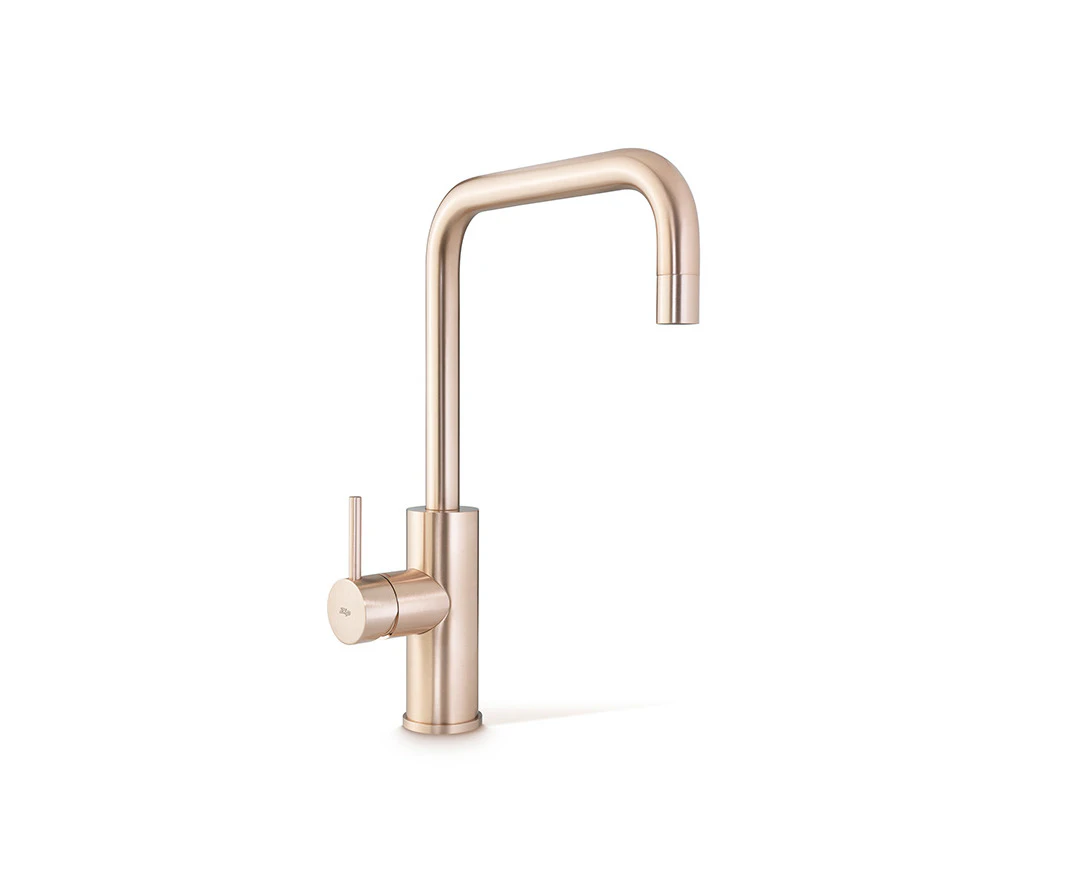 Zip Cube Kitchen Mixer Tap Brushed Rose Gold 94279