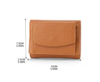 Multi-slot Wallet PU Leather Bag ID Credit Card Bank Card Holder Woman Men Unisex Coin Change Clutch Purse Mini-Wallet-Color-White