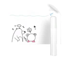 Removable Static Cling Peel and Stick Whiteboard Sticker Family Office Memo Doodle