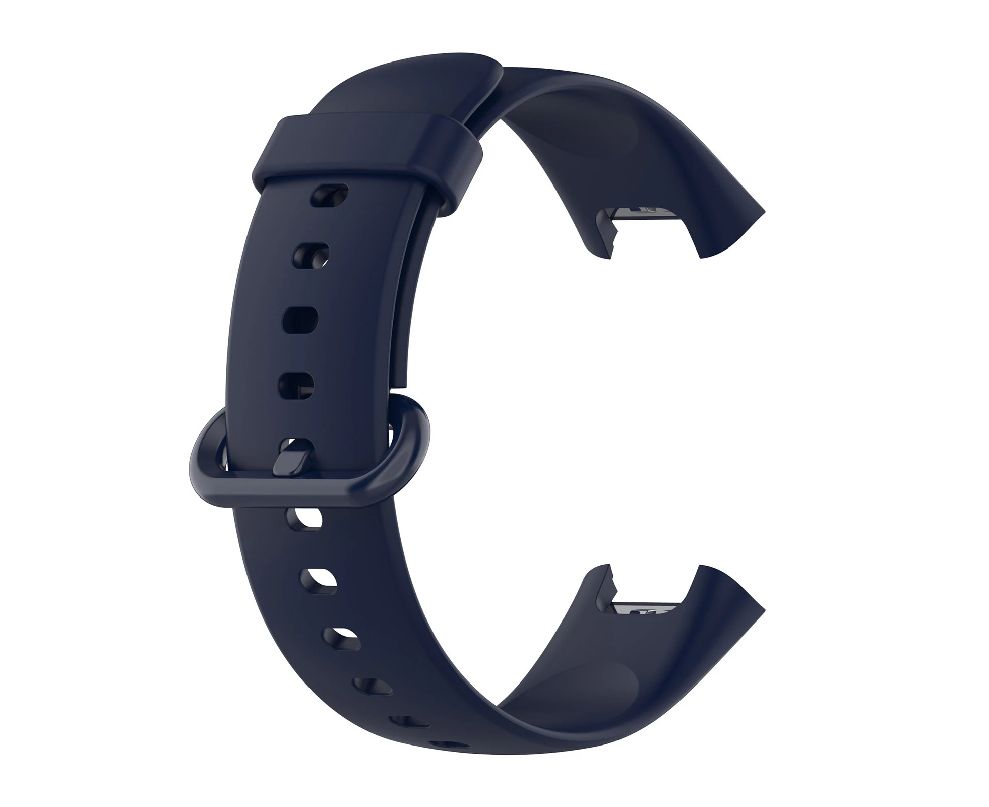 Centaurus Watch Band Soft Silicone Waterproof Smart Wristband Replacement Strap for Redmi Watch 2 Lite/Watch 2 -Dark Blue