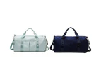 Biwiti 2Pcs Minimalist Large Capacity Duffel Bag -Green and Navy