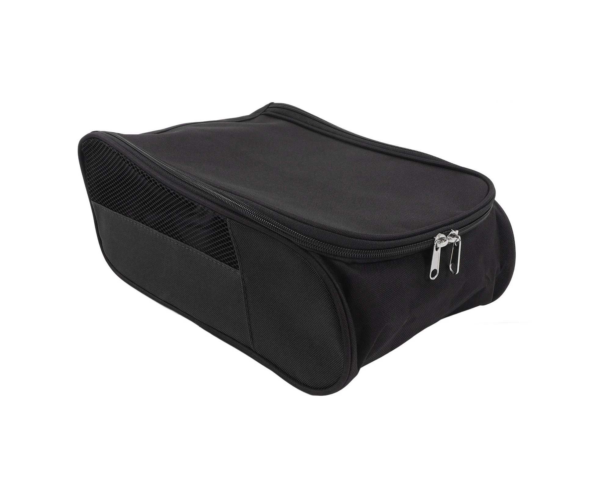 Dustproof Breathable Golf Shoe Bag Portable Golf Shoe Storage Bag For Travel Men Women Full Black