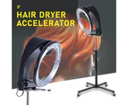 Free Standing Hair Dryer Accelerator Colour 360 Rotating Halo Rolling Salon Equipment Height Adjustable Temperature and Timer Contror Hairdryer