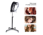 Free Standing Hair Dryer Accelerator Colour 360 Rotating Halo Rolling Salon Equipment Height Adjustable Temperature and Timer Contror Hairdryer