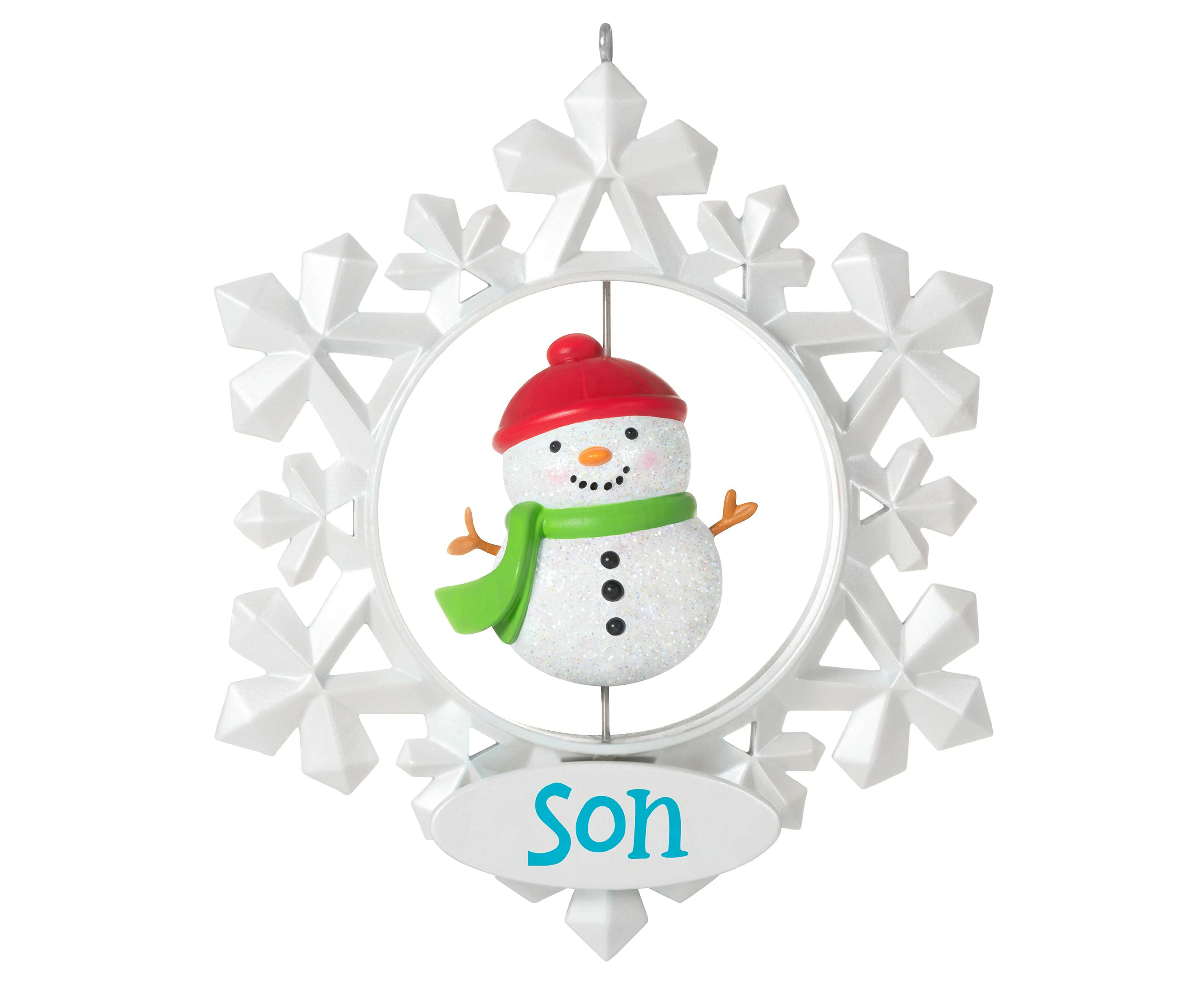 Hallmark Keepsake christmas Ornament 2021, Son Snowflake